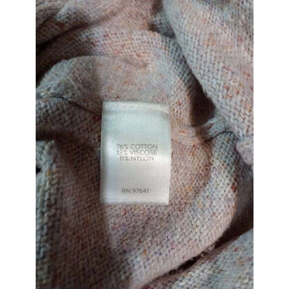 Pure Jill Sweater Ladies Medium Pink Hooded Pouch Pocket - Picture 6 of 7